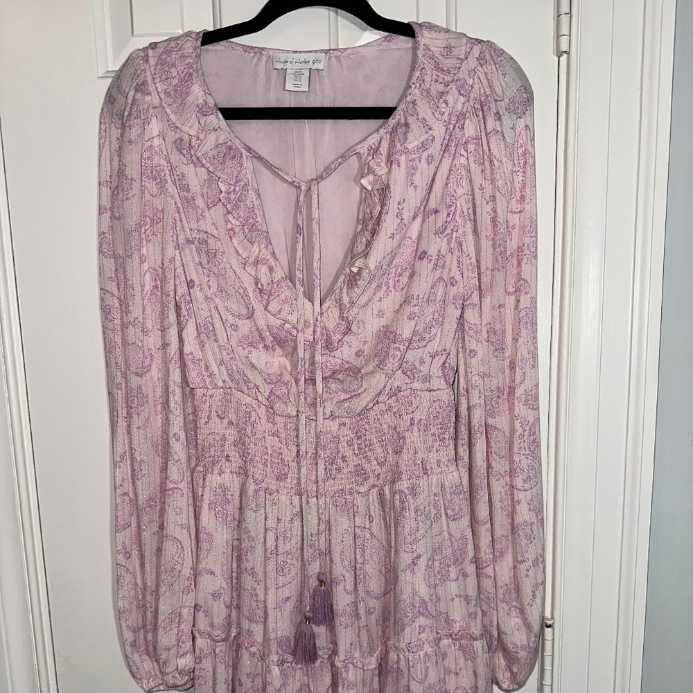 House of Harlow 1960 Pink Paisley Dress - Picture 2 of 5